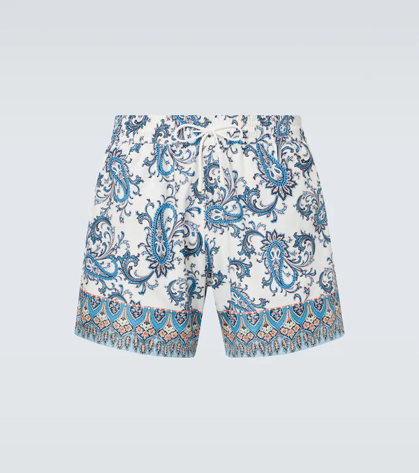  Etro Etro Paisley Swim Trunks 