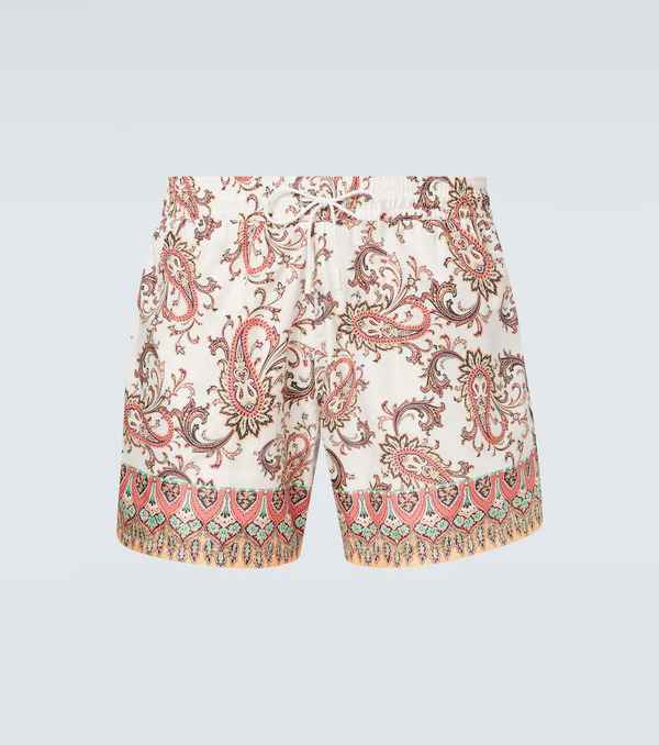  Etro Etro Paisley Swim Trunks 