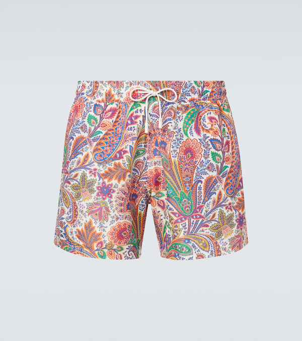  Etro Etro Paisley Swim Trunks 