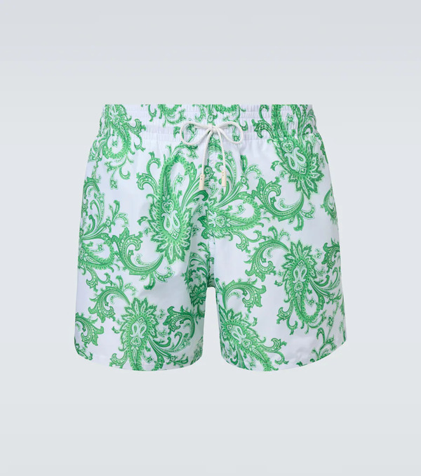  Etro Etro Paisley Swim Trunks 