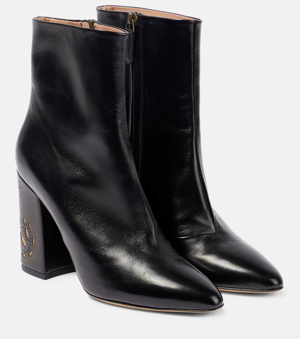  Etro Etro Perforated Leather Ankle Boots 