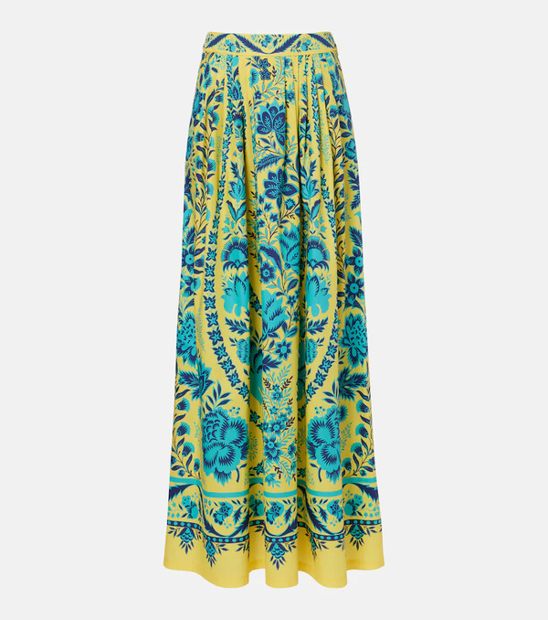  Etro Etro Printed Cotton Maxi Skirt 