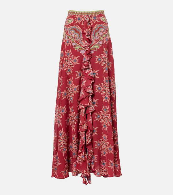  Etro Etro Printed Maxi Skirt 
