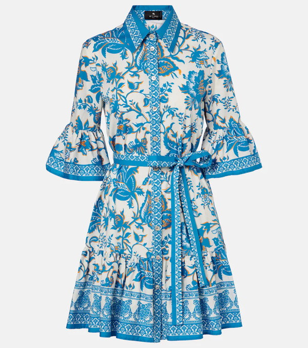  Etro Etro Printed Mini Shirt Dress 