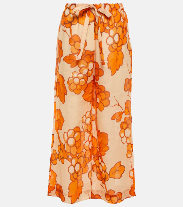  Etro Etro Printed Ramie Pants 