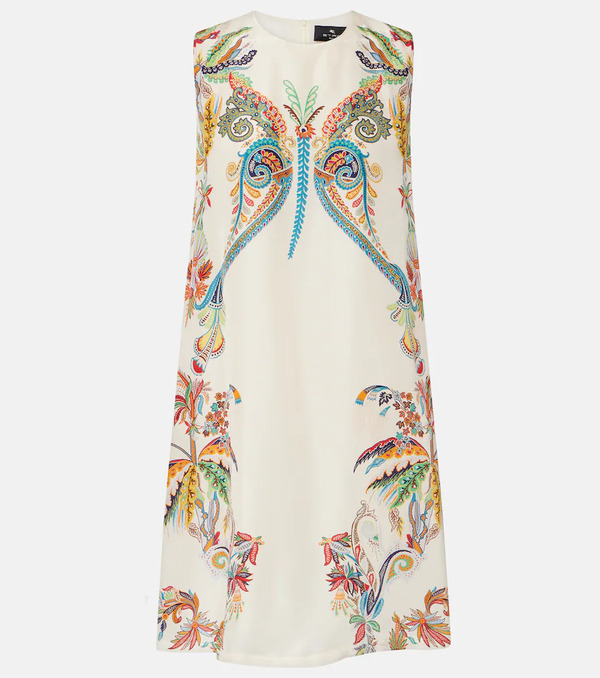  Etro Etro Printed Silk Minidress 