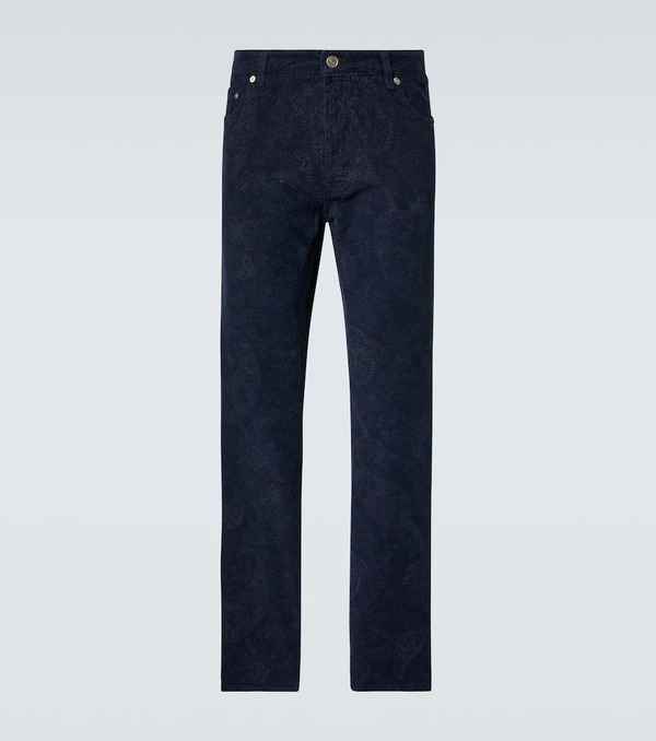  Etro Etro Printed Straight Jeans 