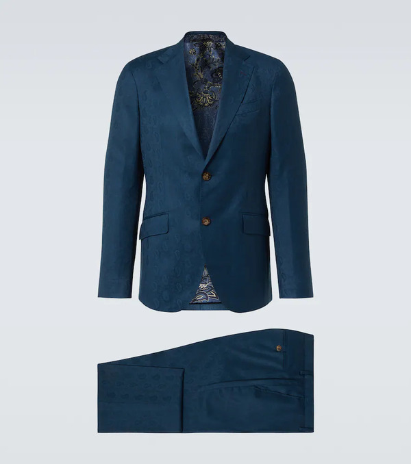  Etro Etro Roma Paisley Silk Suit 