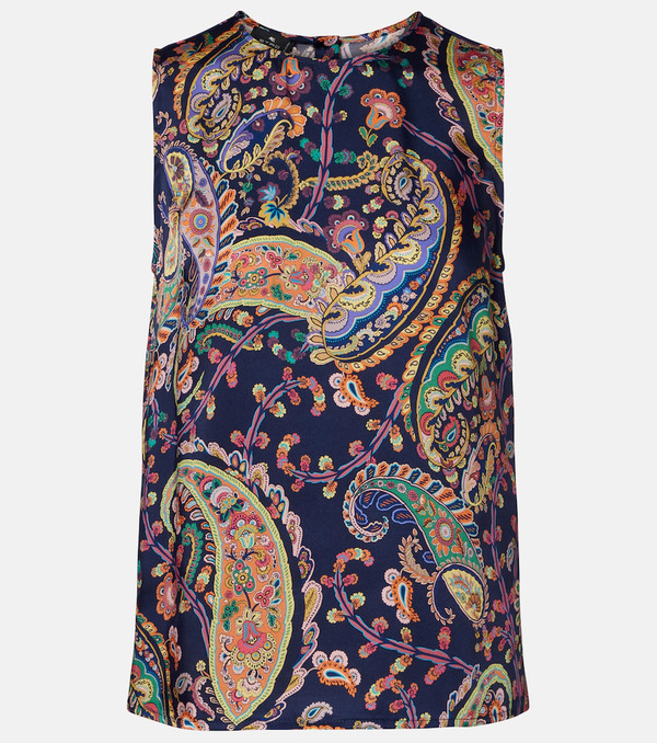  Etro Etro Semi-sheer Jacquard Blouse 