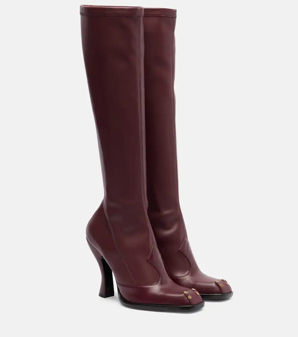  Etro Etro Studded Leather Knee-high Boots 