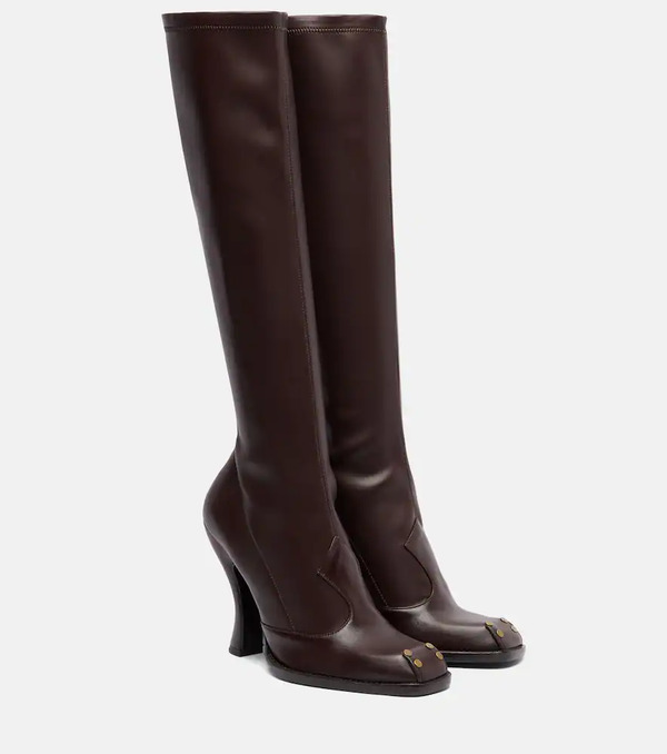  Etro Etro Studded Leather Knee-high Boots 