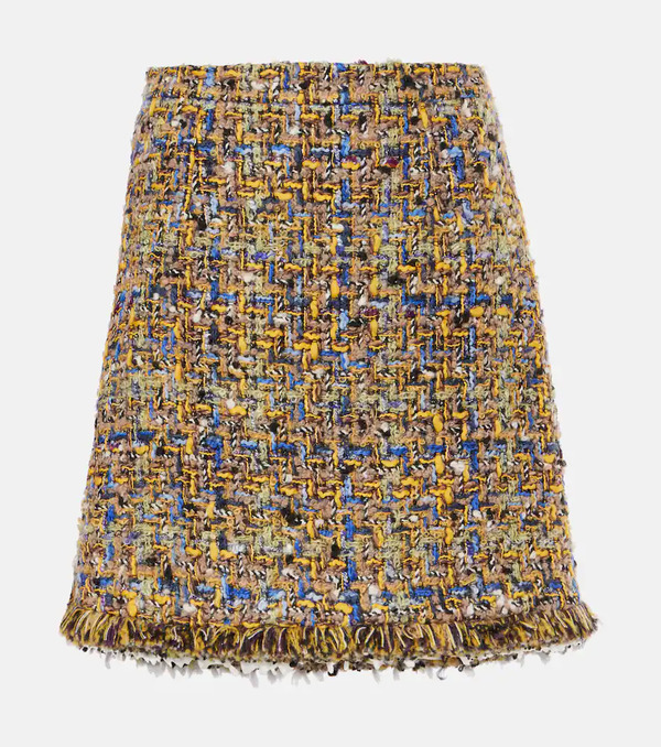  Etro Etro Tweed Miniskirt 