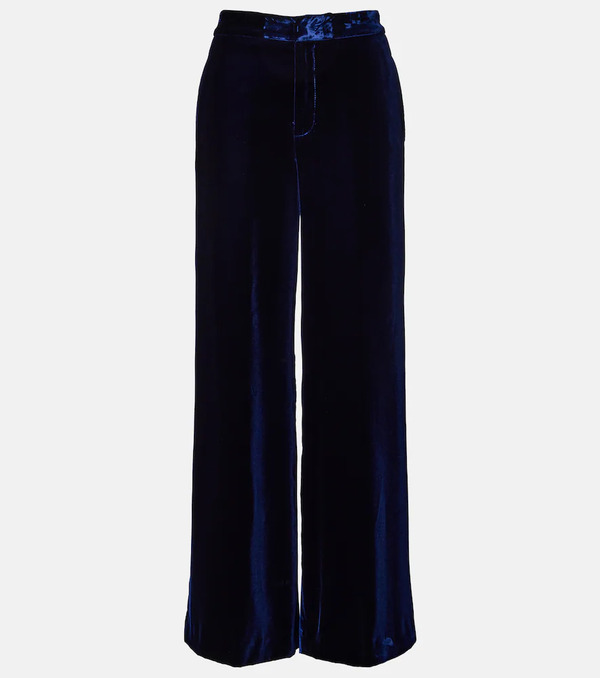  Etro Etro Velvet Wide-leg Pants 