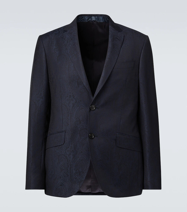  Etro Etro Wool Jacquard Blazer 