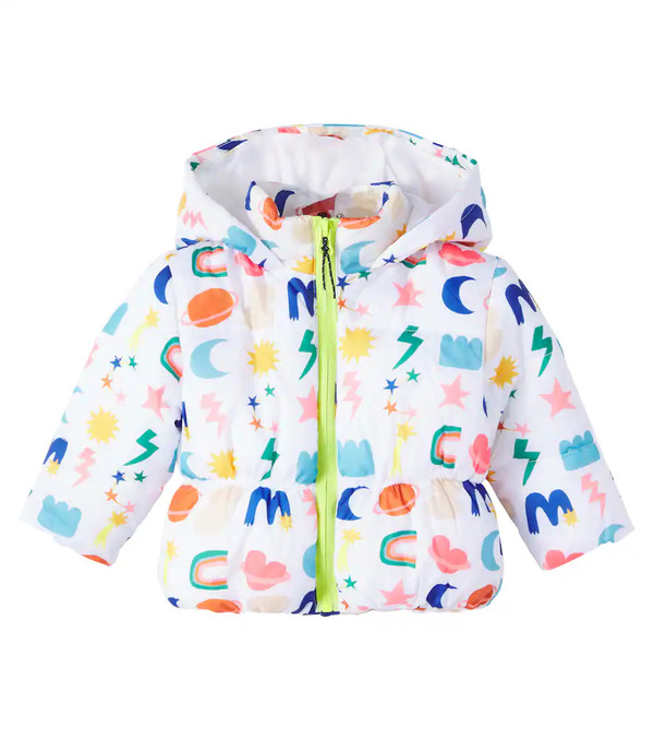  Fabula Fabula Baby Hooded Printed Puffer Jacket 