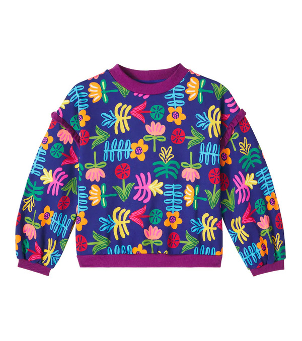  Fabula Fabula Floral Cotton-blend Sweatshirt 
