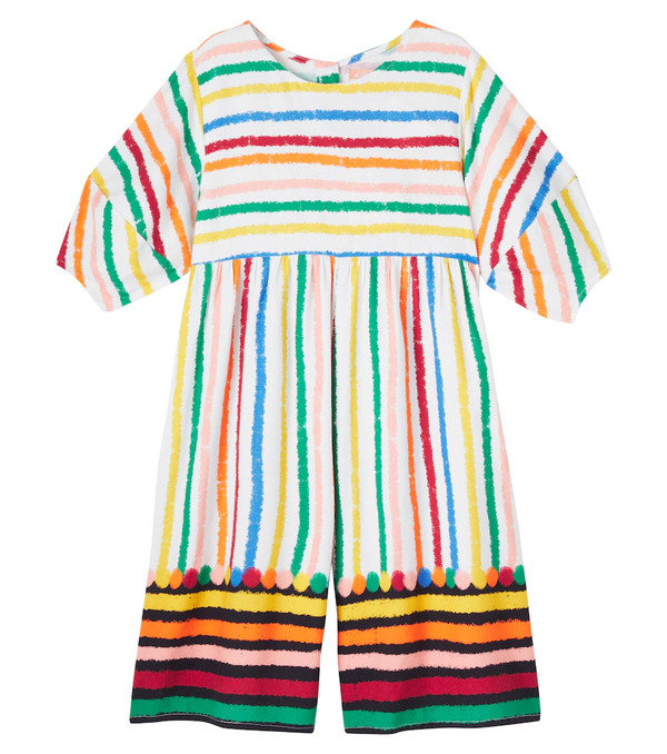  Fabula Fabula Macacao Rabisquiris Striped Jumpsuit 