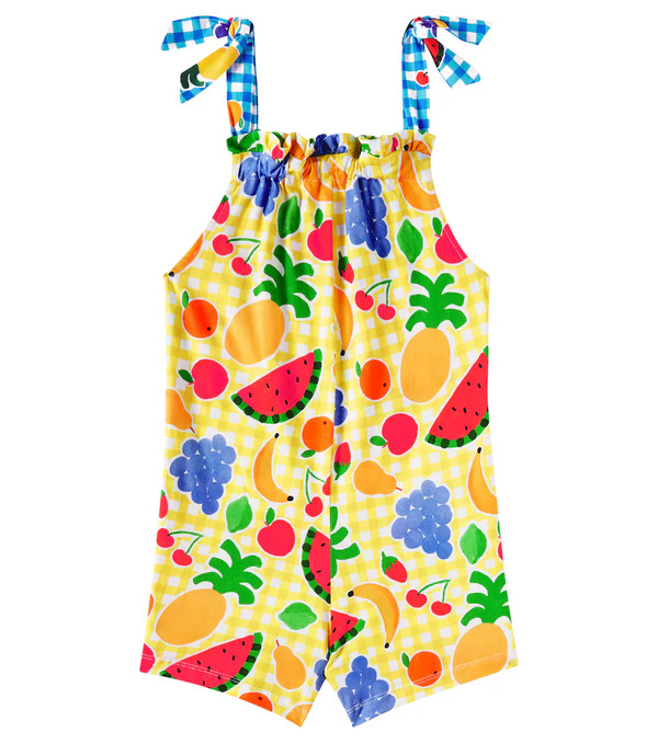  Fabula Fabula Picnic Printed Cotton Romper 