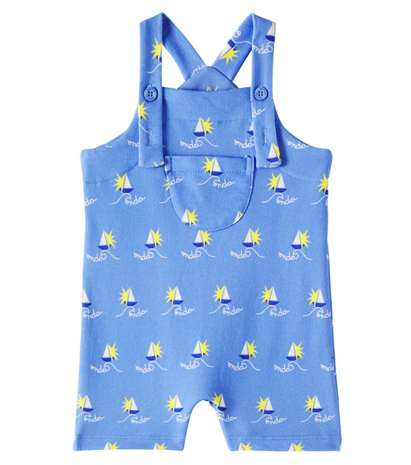  Fabula Fabula Printed Cotton-blend Romper 