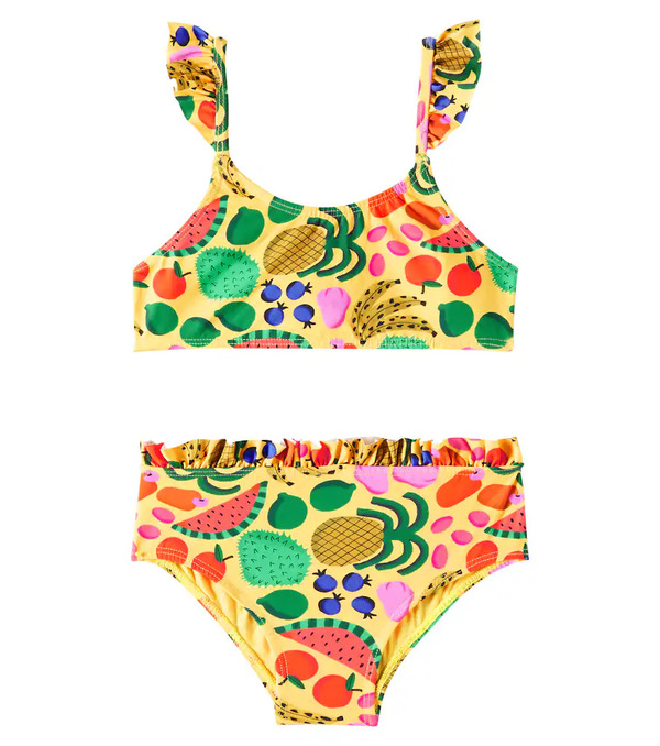  Fabula Fabula Printed Ruffled Bikini 
