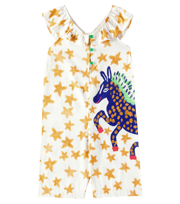  Fabula Fabula Printed Ruffled Jumpsuit 