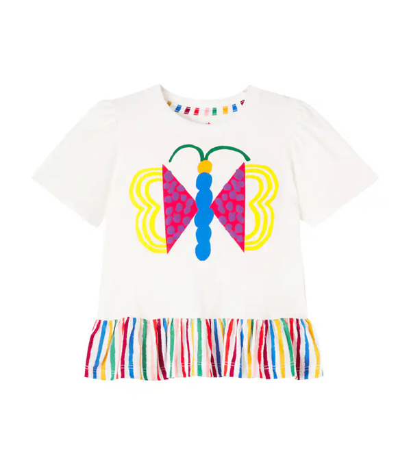  Fabula Fabula Silk Borboiris Printed Cotton Top 
