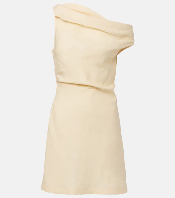  Faithfull Faithfull Asymmetric Linen Minidress 