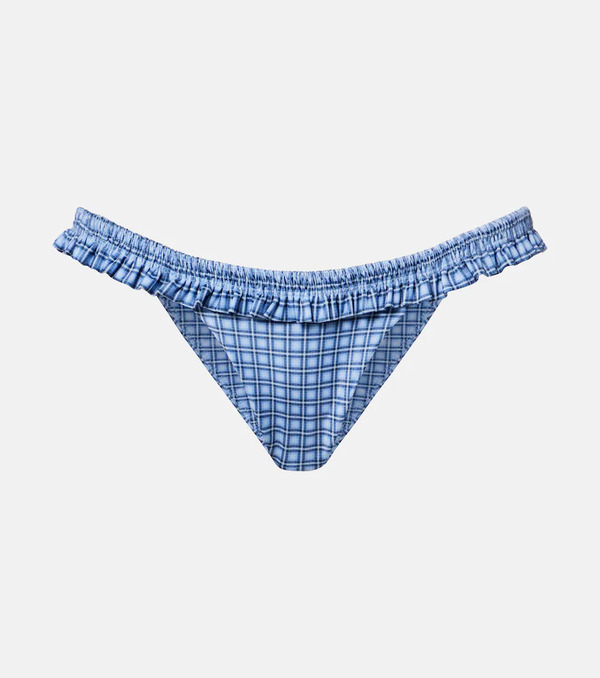  Faithfull Faithfull Esterel Checked Bikini Bottoms 