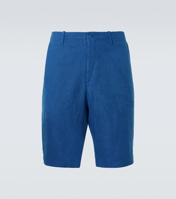  Fedeli Fedeli Ajaccio Linen Bermuda Shorts 