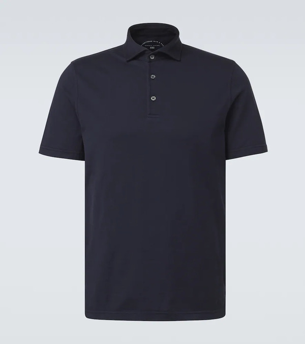  Fedeli Fedeli Cotton Jersey Polo Shirt 