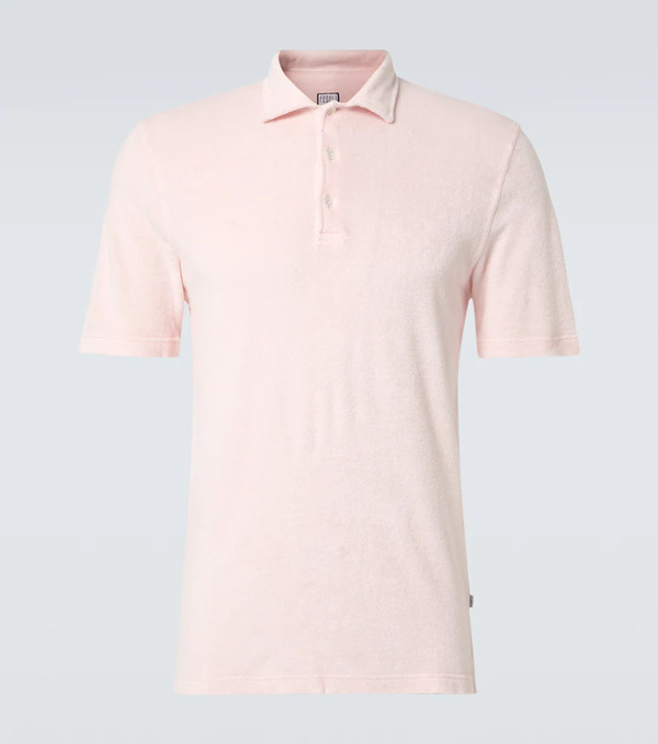 Fedeli Fedeli Cotton Terry Polo Shirt 