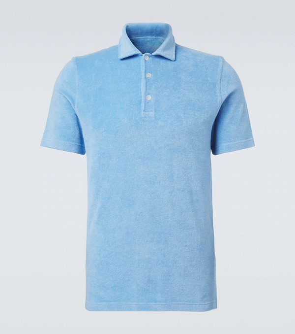  Fedeli Fedeli Cotton Terry Polo Shirt 