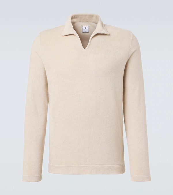  Fedeli Fedeli Cotton Terry Polo Shirt 