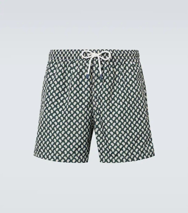  Fedeli Fedeli Madeira Paisley Swim Trunks 