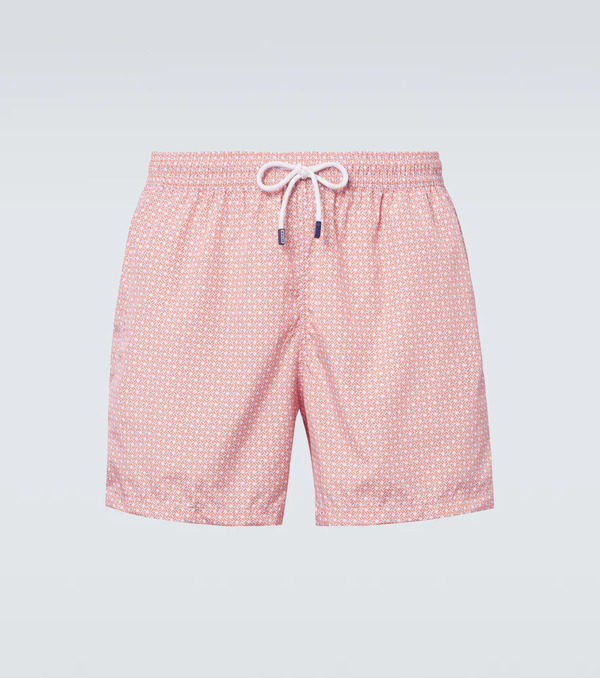  Fedeli Fedeli Madeira Printed Swim Trunks 
