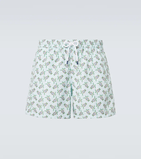  Fedeli Fedeli Madeira Printed Swim Trunks 