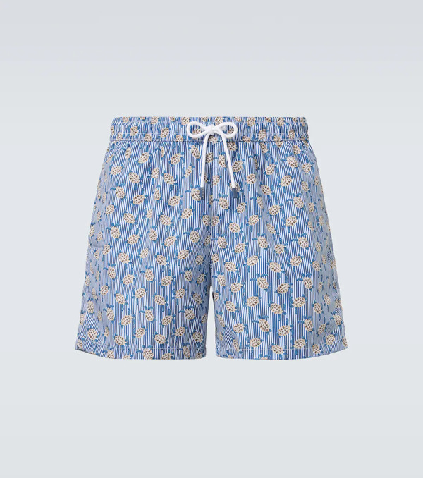  Fedeli Fedeli Madeira Printed Swim Trunks 