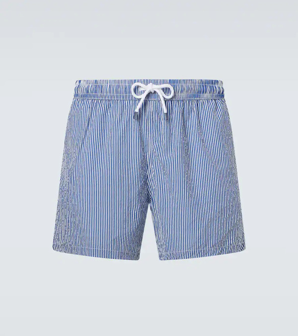  Fedeli Fedeli Madeira Striped Swim Trunks 