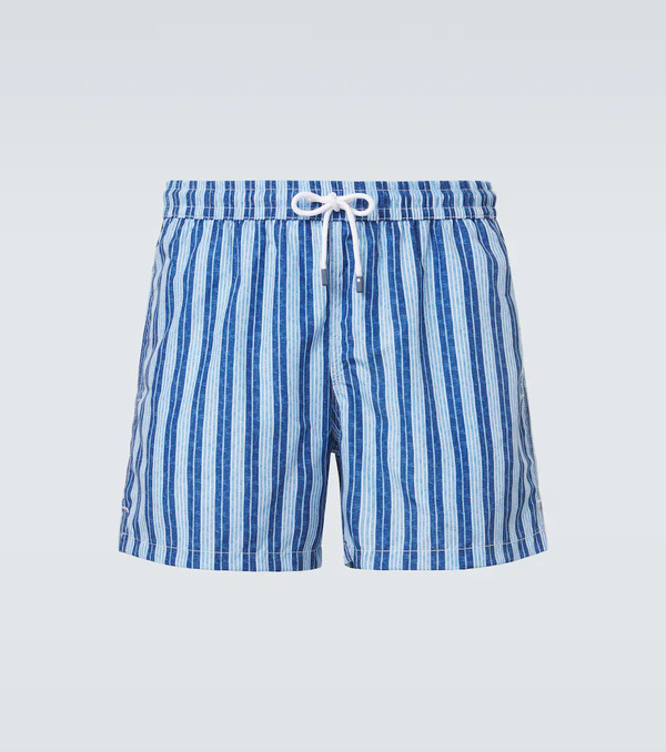  Fedeli Fedeli Madeira Striped Swim Trunks 