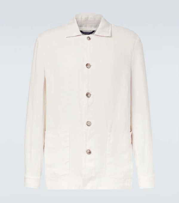  Fedeli Fedeli Oxford Linen Jacket 