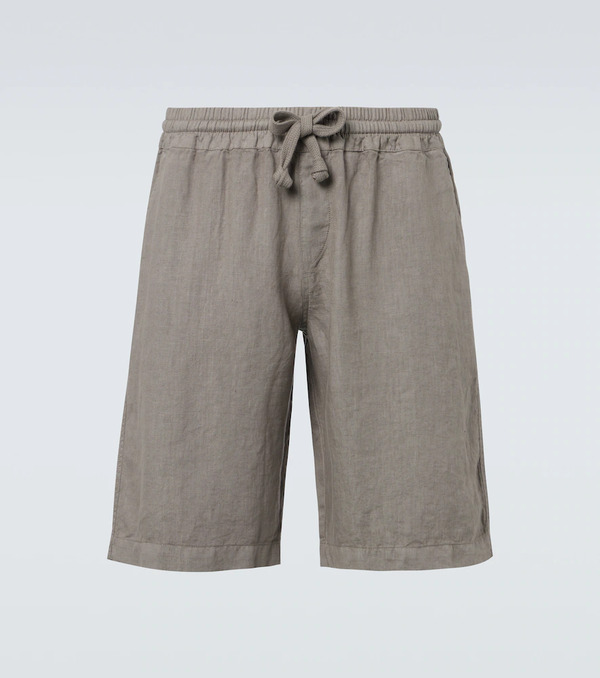  Fedeli Fedeli Vico Linen Bermuda Shorts 