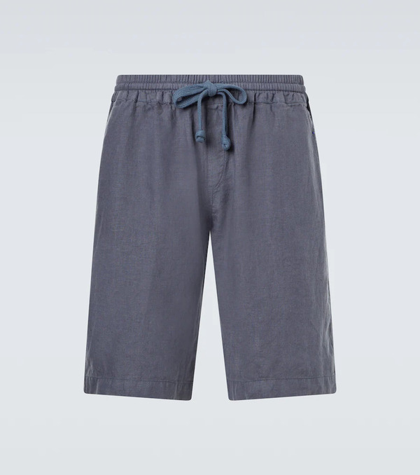  Fedeli Fedeli Vico Linen Bermuda Shorts 