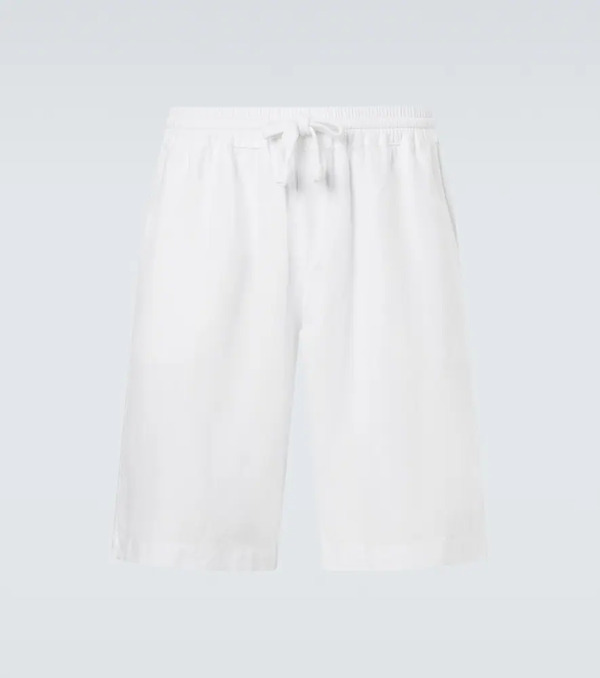  Fedeli Fedeli Vico Linen Bermuda Shorts 
