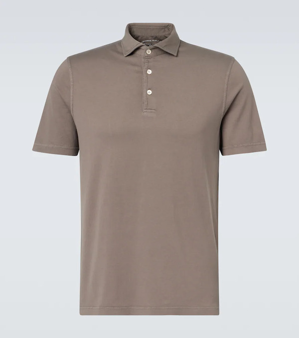  Fedeli Fedeli Zero Cotton Jersey Polo Shirt 