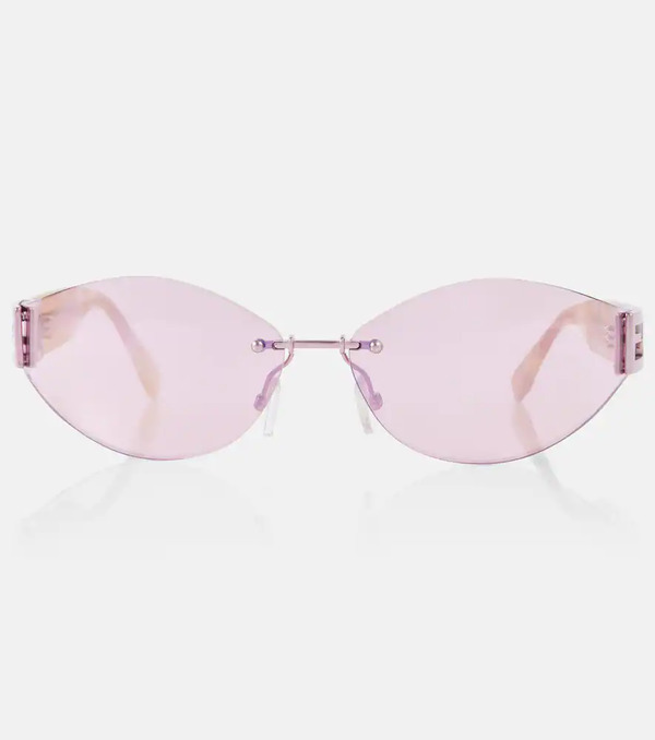  Fendi Fendi Baguette Cat-eye Sunglasses 