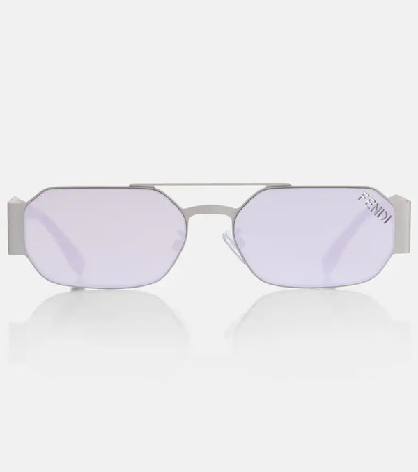  Fendi Fendi Fendi Cut Out Square Sunglasses 