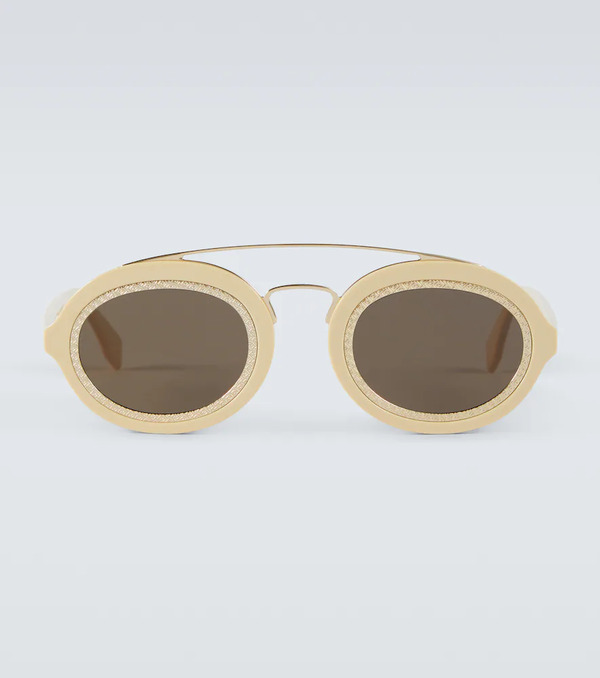  Fendi Fendi Ff Around Oval Sunglasses 