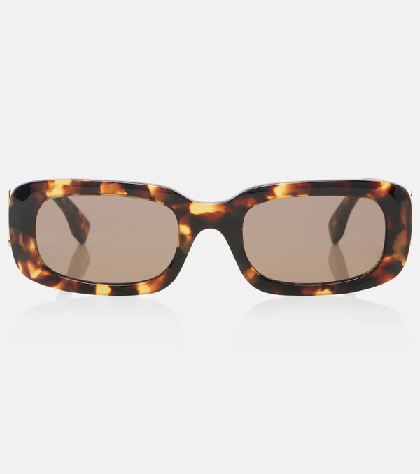  Fendi Fendi Ff Diamonds Rectangular Sunglasses 