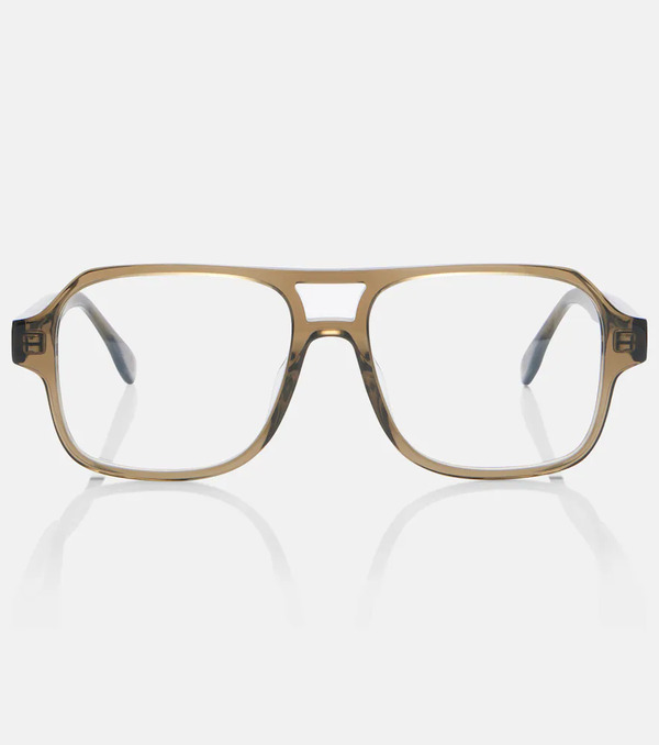  Fendi Fendi Ff Squared Aviator Glasses 