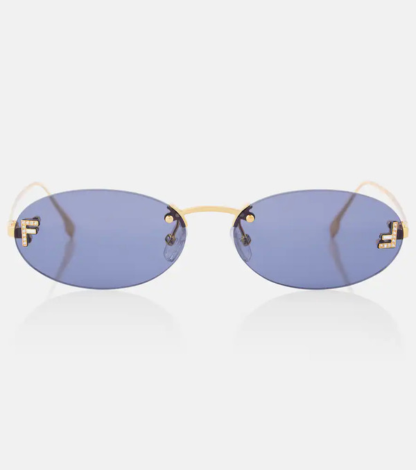  Fendi Fendi Fendi First Crystal Embellished Sunglasses 